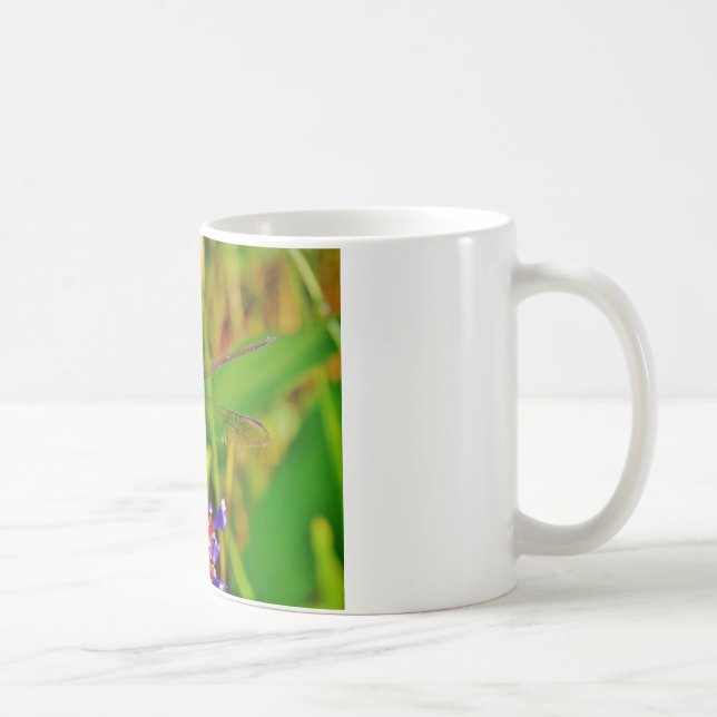 Mug Arc en ciel libellule et fleur (Droite)