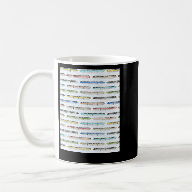 Mug Arc-en-ciel Monorail (Gauche)