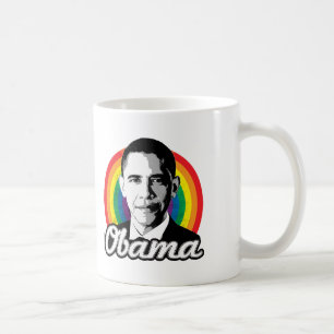 Mug Arc-en-ciel Obama - Politique LGBT -