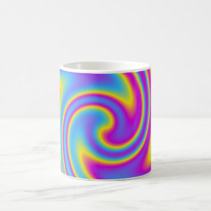 Mug arc-en-ciel ondulé