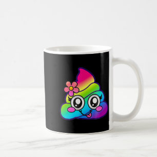Mug Arc-en-ciel Op Emoji Licorne Mignonne O Fleur Idio