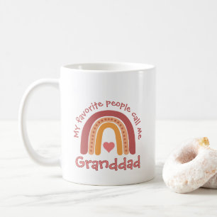 Mug Arc-en-ciel pour grand-père de la part des enfants