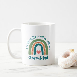 Mug Arc-en-ciel pour papy de la part des enfants