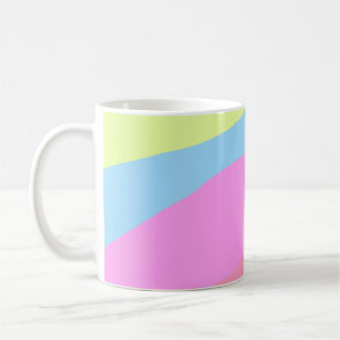 Mug Arc-en-ciel rose violet multicolore mois de la fie