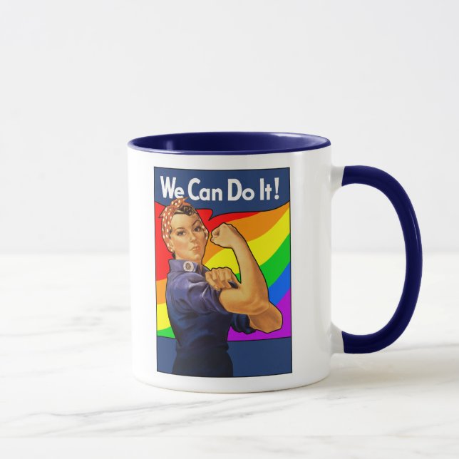 Mug Arc-en-ciel Rosie (Droite)