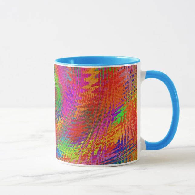 Mug Arc-en-ciel tissé (Droite)