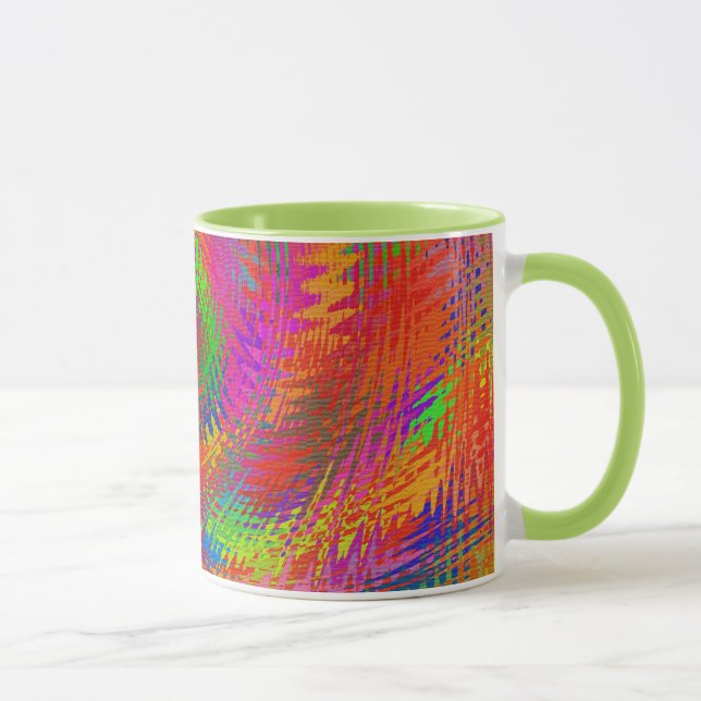 Mug Arc-en-ciel tissé (Droite)