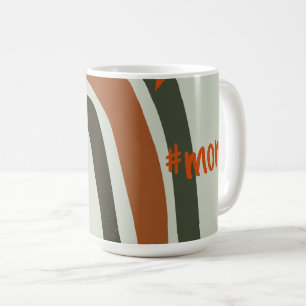 Mug Arc-en-ciel vert orange de Bohême Personnalisé #ma