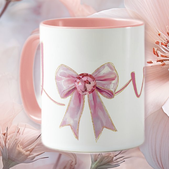 Mug Arc en cœur rose de la Saint-Valentin (Créateur téléchargé)