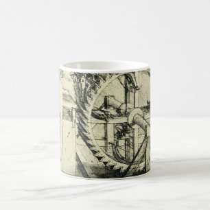 Mug Arc-en-tête propulsé de Léonard de Vinci