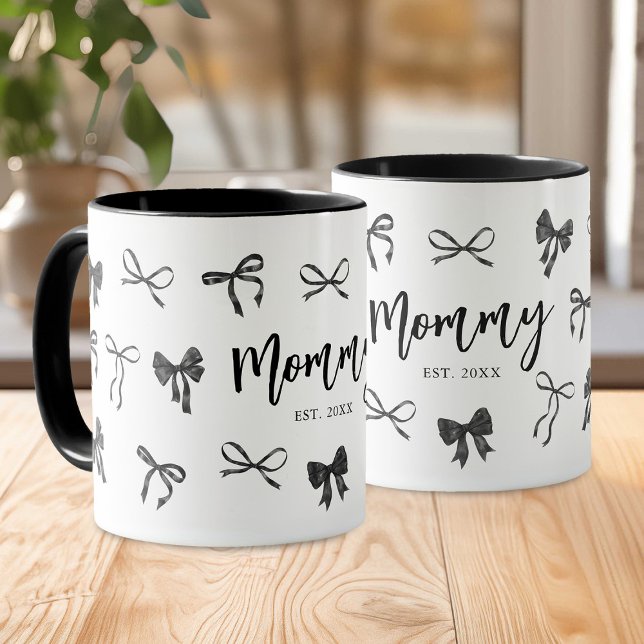 Mug Arc noir personnalisé pour maman (Créateur téléchargé)