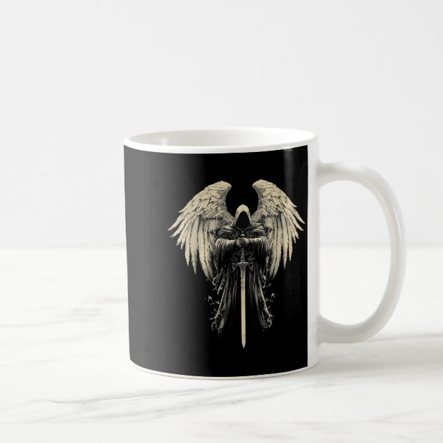 Mug Archange Gabriel Ange chrétien Guerrier catholique (Droite)