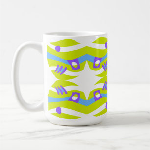 Mug Arche Abstraite Noah vert pourpre bleu