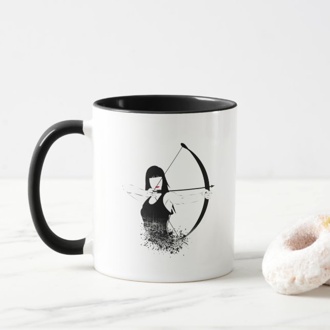 Mug Archer féminin (Avec donut)