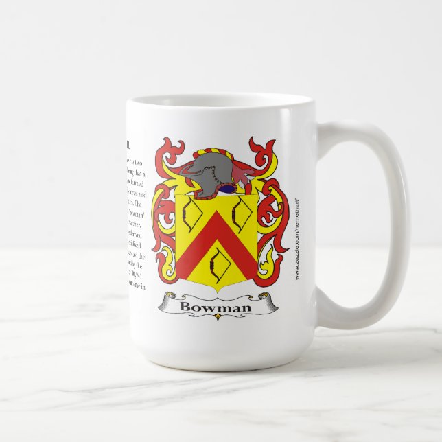 Mug Archer, l'origine, la signification et la crête (Droite)