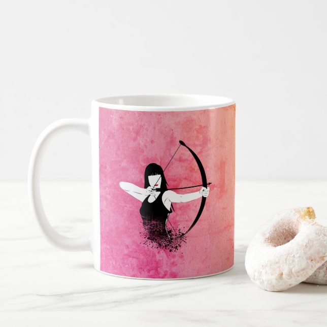 Mug Archère Féminine (Avec donut)