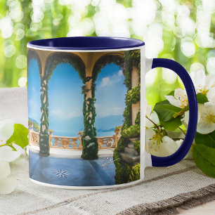 Mug Arches élégantes d'Italie Véranda Lac de Côme