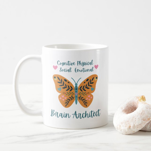 Mug Architect Cerveau Papillon (Avec donut)