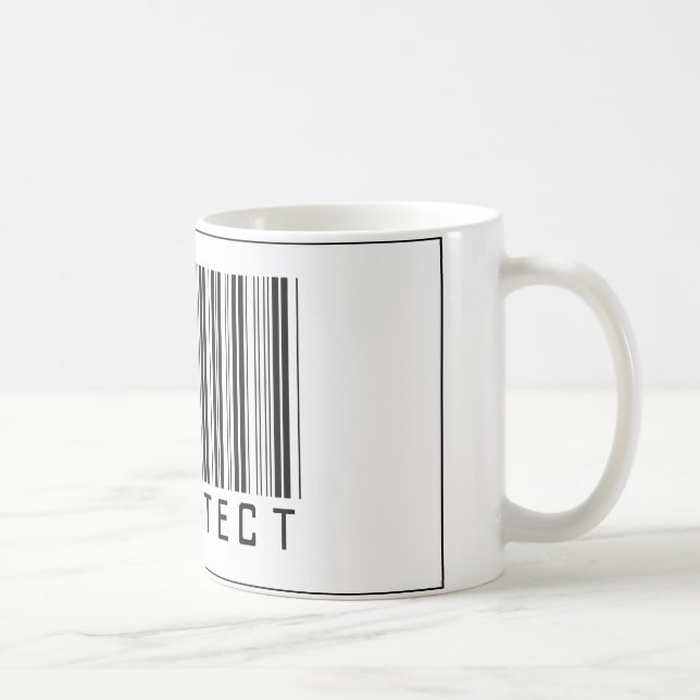 Mug Architecte de code barres (Droite)