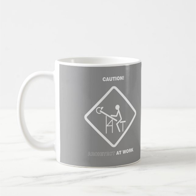 Mug Architecte de précaution au travail (Gauche)
