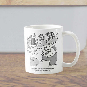 Mug Architecte et bâtisseur L'étude des plans d'habita