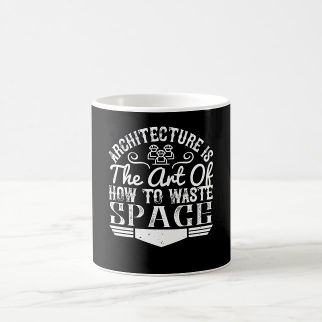 Mug Architecte - L'Architecture Est L'Art De Déchirer  (Centre)