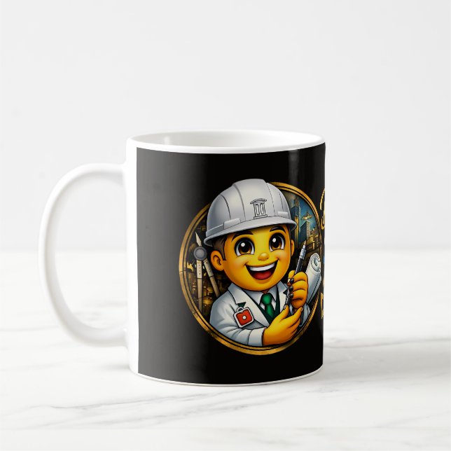 Mug Architecte professionnel & Illustrations d'urbanis (Gauche)