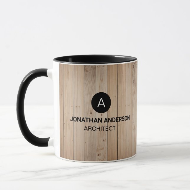 Mug Architecte professionnel Monogram Première apparen (Gauche)