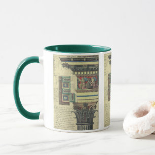 Mug Architecture Ancienne, Colonne avec Moulure de Cor