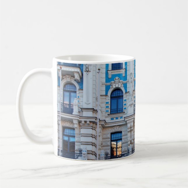 Mug Architecture Art Nouveau en Riga, Lettonie (Gauche)