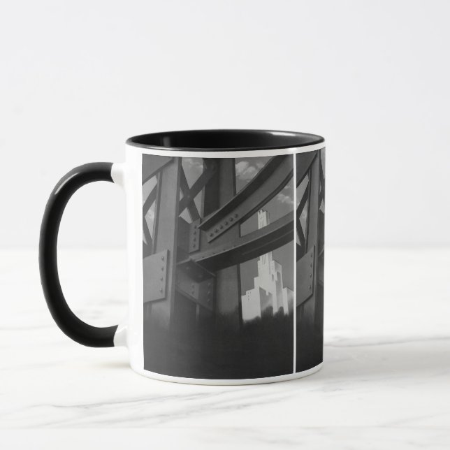 Mug Architecture de gratte-ciel de construction en aci (Gauche)