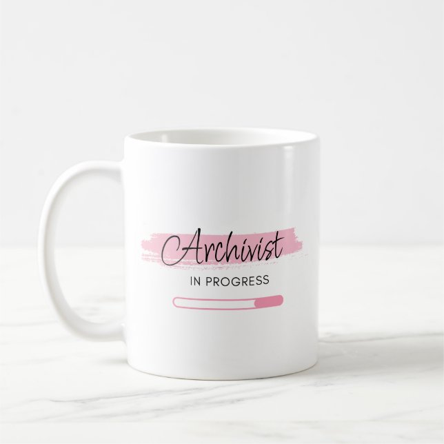 Mug Archiviste En Cours - Personnalisé (Gauche)