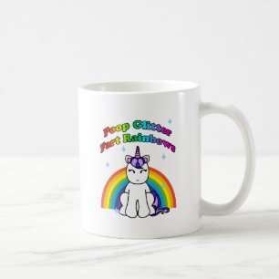 Mug Arcs-en-ciel de pet de parties scintillantes de