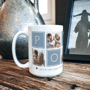 Mug Ardoise Page personnalisée 5 Photo Colorblock Co
