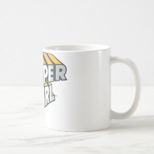 Mug Argent de Supergirl et logo orange