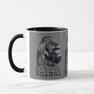 Mug Argent Gorille Spirit Animal