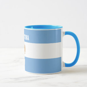Mug Argentine Drapeau du soleil de mai - Nombre de jou