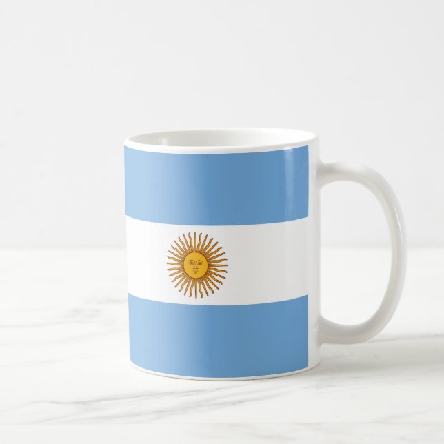 Mug Argentine Drapeau en céramique Musique (Droite)