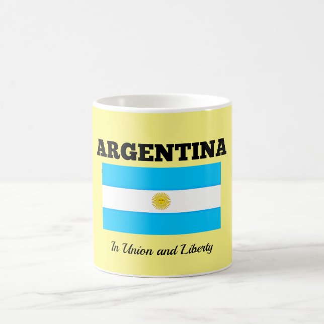 Mug Argentine - Drapeau et devise (Centre)