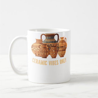 Mug Argile de poterie d'artiste drôle