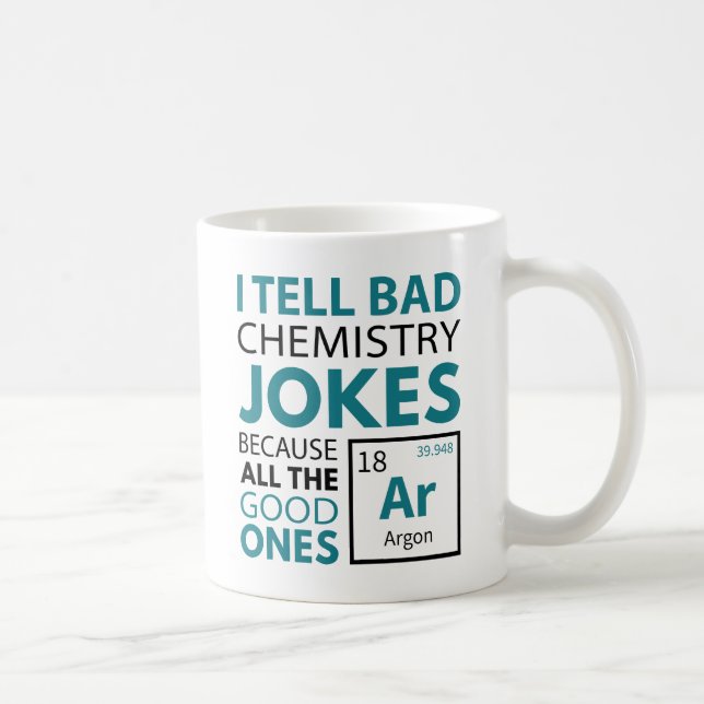 Mug Argon, blagues sur la chimie (Droite)