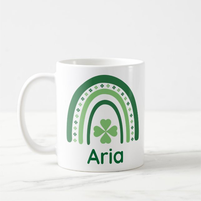 Mug Aria Nom Clover Boho Rainbow (Gauche)