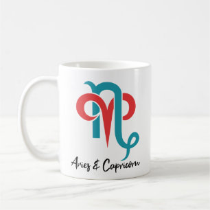 Mug Aries et Capricorne Couples Zodiac Astrologie