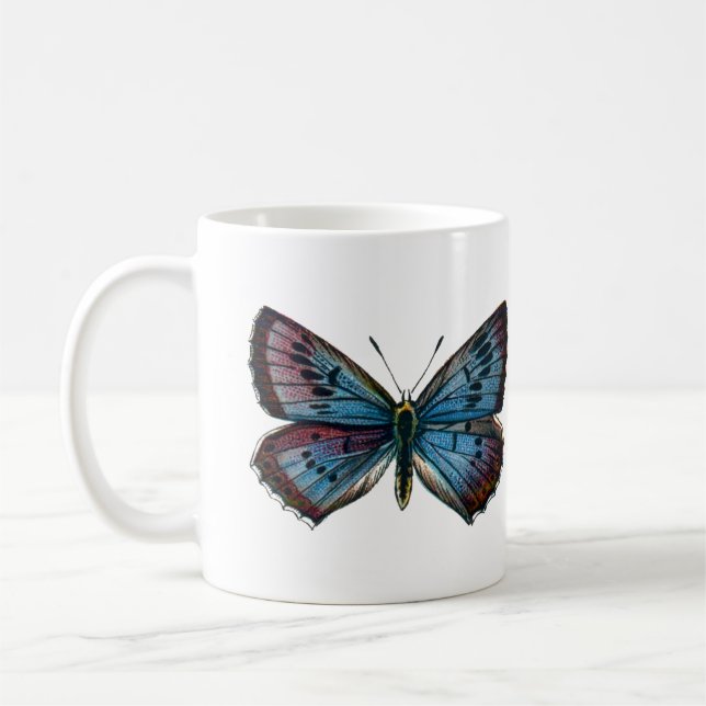 Mug Arion glaucopsyche - Le Grand Papillon Bleu (Gauche)
