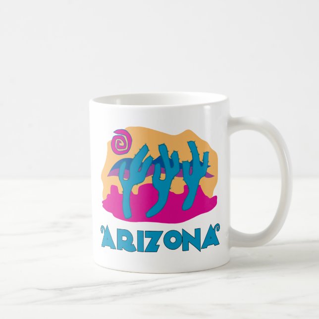 Mug Arizona bleu désert (Droite)