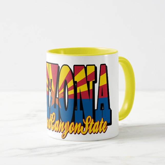 Mug Arizona l'État du Grand Canyon (Devant droit)