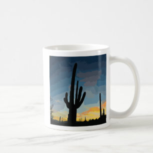 Mug Arizona Saguaro Cactus Sunset sud-ouest