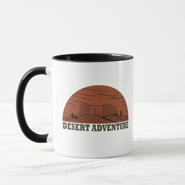 Mug Arizona Sedona Desert paysage coucher de soleil vi (Gauche)