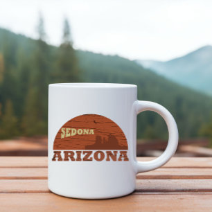 Mug Arizona Sedona paysage vintage az retro