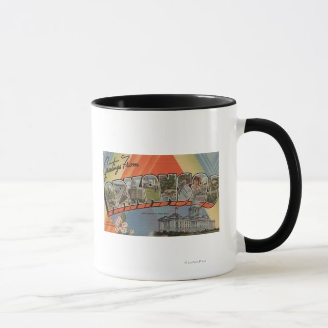 Mug Arkansas (capitale de l'État) - Scènes de grandes  (Droite)